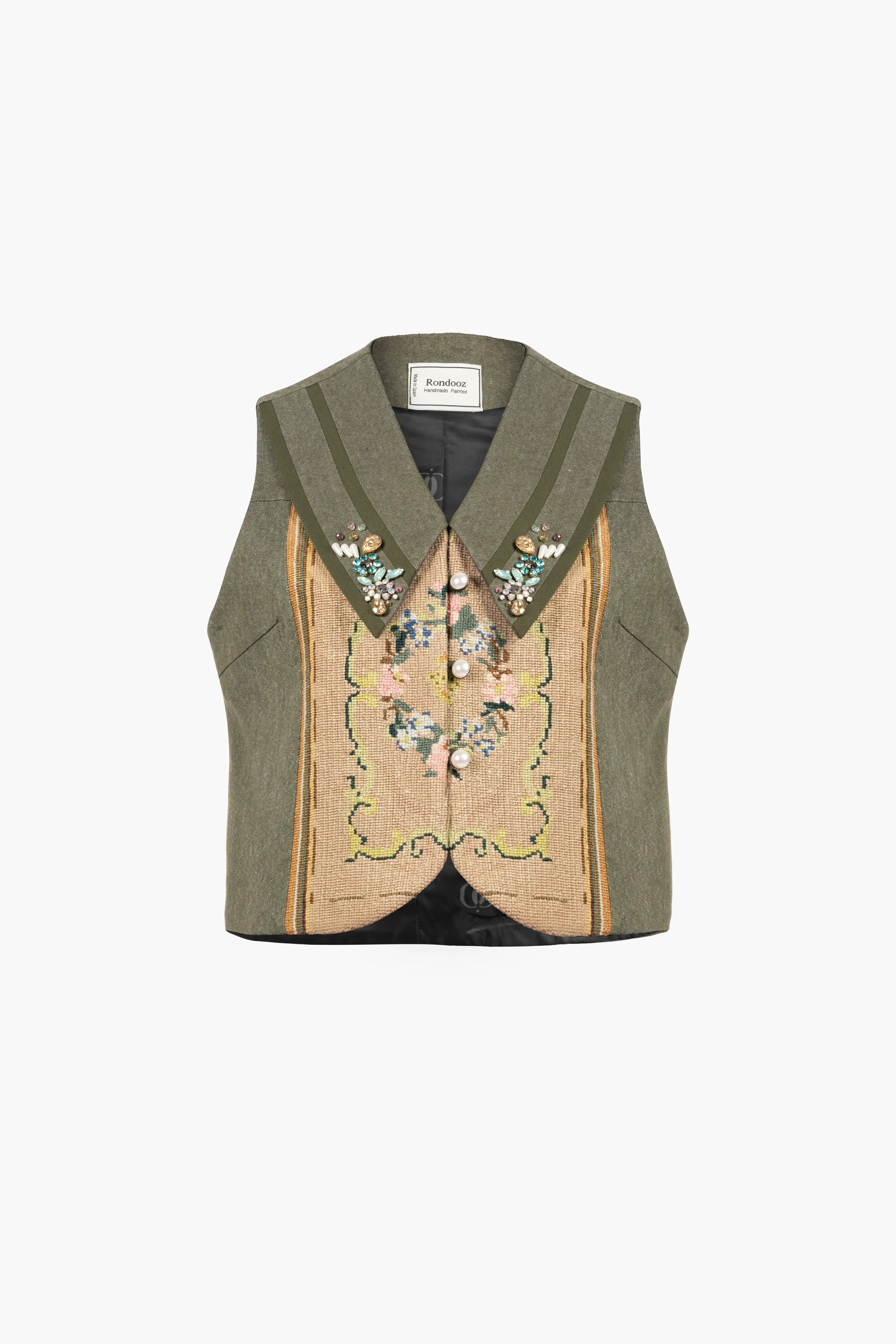 Gilet — Olive Bloom