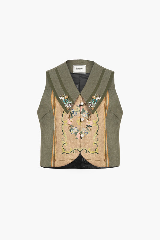 Vest — Olive Bloom