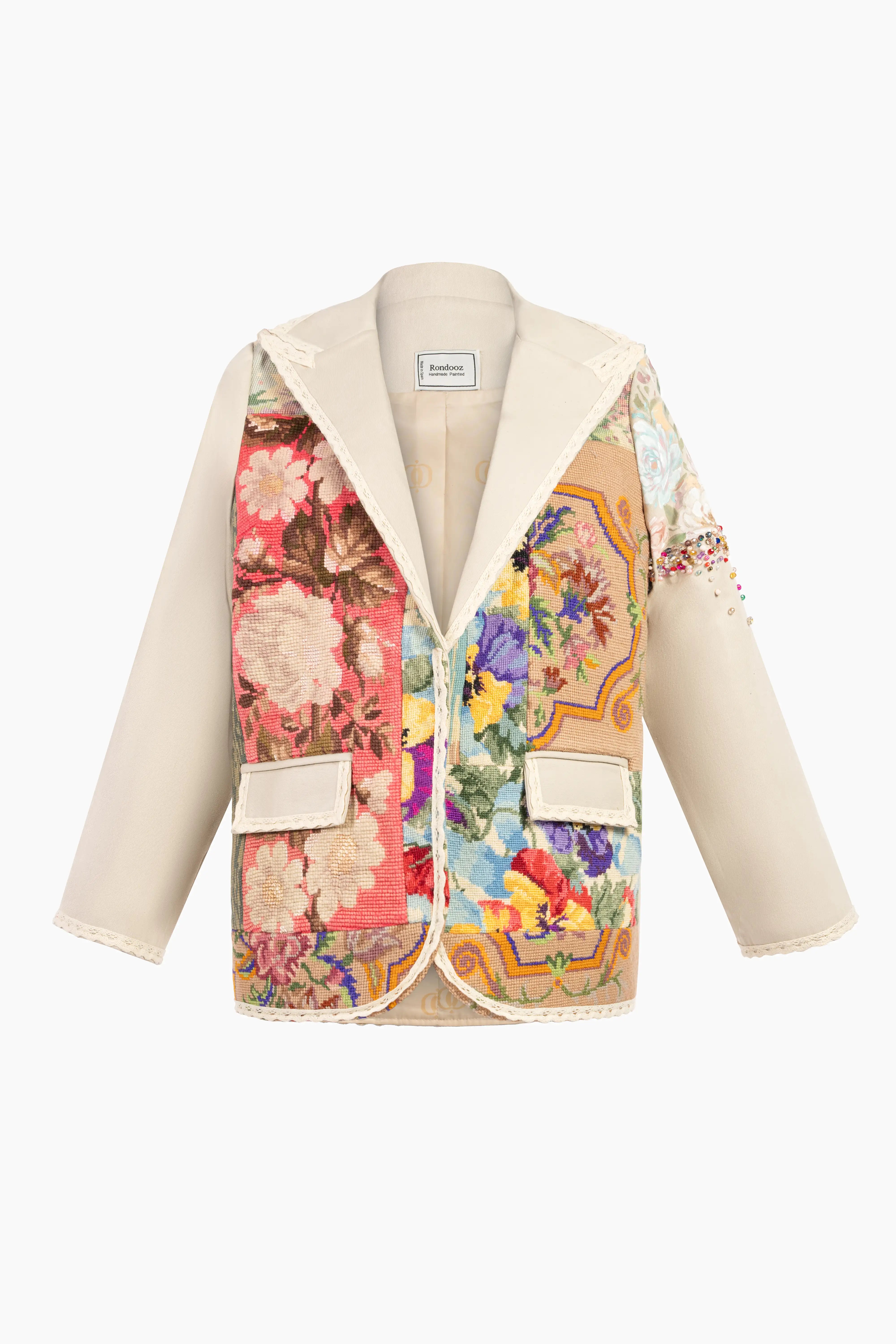 Blazer — Gobelin Mosaïque Printanière