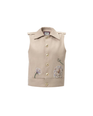 Vest — Porcelain Whisper