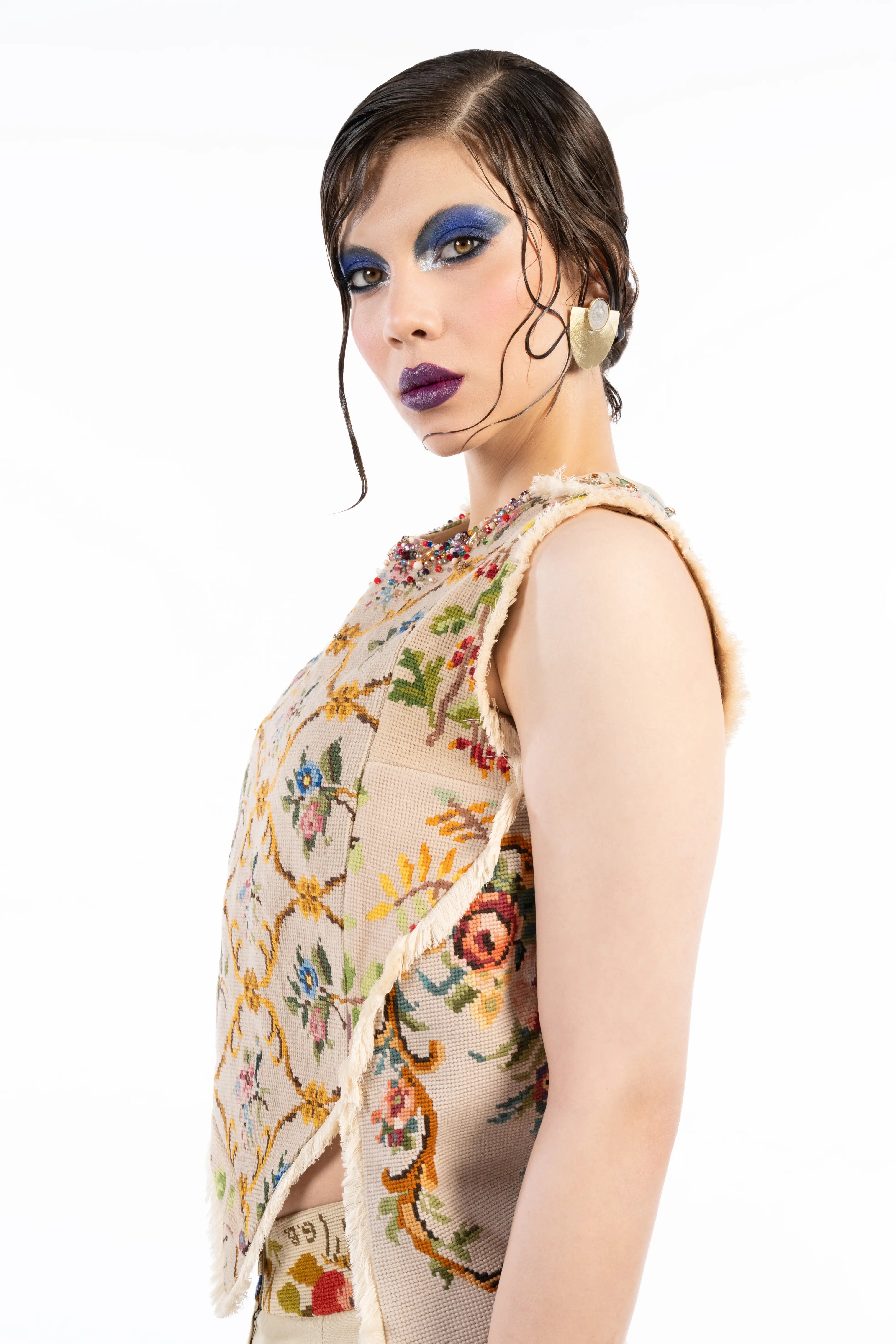Top — Floral Tapestry Gobelin