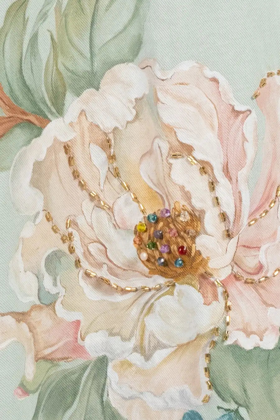Vestit — Mint Green Garden
